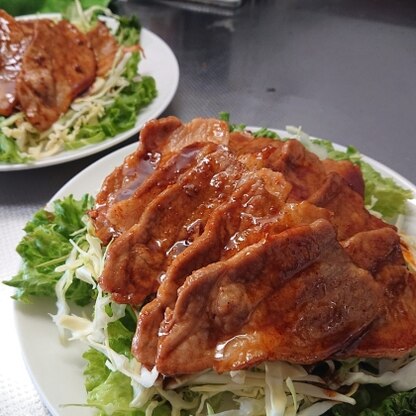 手軽に豚バラを食べたくて作りました！